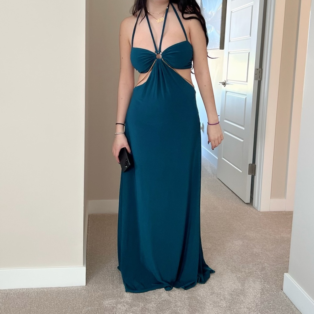 NWT House of CB Cut-Out Maxi Dress - Picture 2 of 7